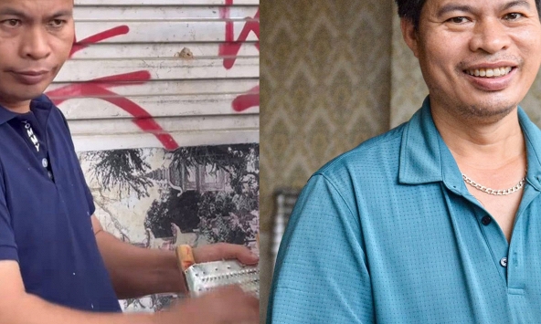 Đã rõ danh tính ông chú bán bò bía “mắt đảo như rang lạc” nổi tiếng ở Hà Nội, từng làm công an