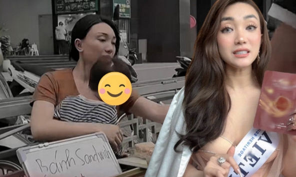 Hoa hậu làm “mẹ đơn thân bán sandwich, đi giúp việc” ở Hà Nội bỗng khoá sạch clip, tiết lộ lý do tạm nghỉ bán