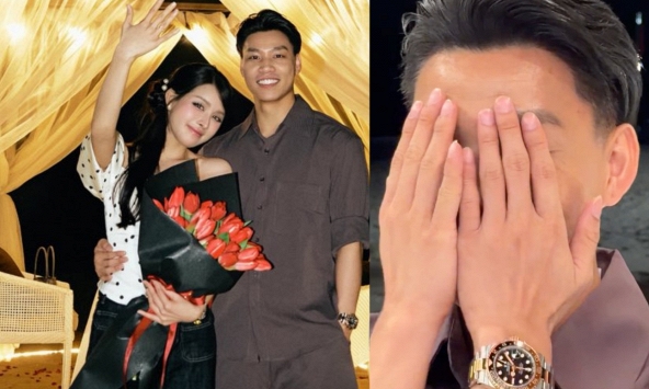 Hậu trường Văn Thanh bật khóc khi cầu hôn 'chị đẹp phòng gym'
