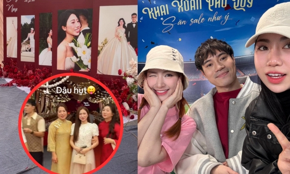 Hoà Minzy về quê ăn cưới em gái Văn Toàn, bị trêu là 'em dâu hụt'