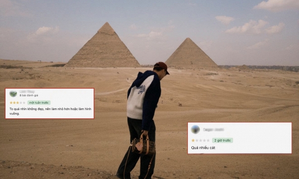 Khi ai đó chỉ trích bạn, hãy nhớ rằng cả Kim Tự Tháp cũng bị chê tơi tả trên Google