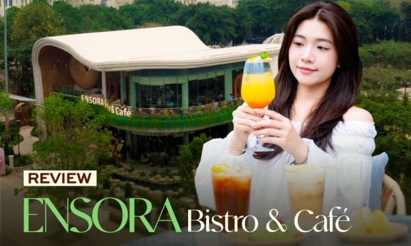 Quán cafe khủng ngay trong khuôn viên trường đại học đẹp nhất Việt Nam: Giao diện 'trâm anh thế phiệt', giá cả có đắt đỏ như lời đồn?