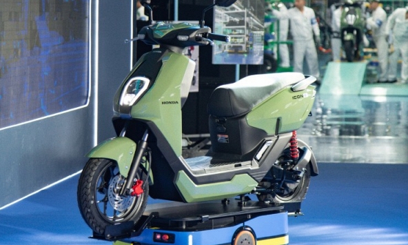 Xe máy điện Honda được lắp ráp tại Việt Nam sẽ được xuất khẩu sang Nhật Bản