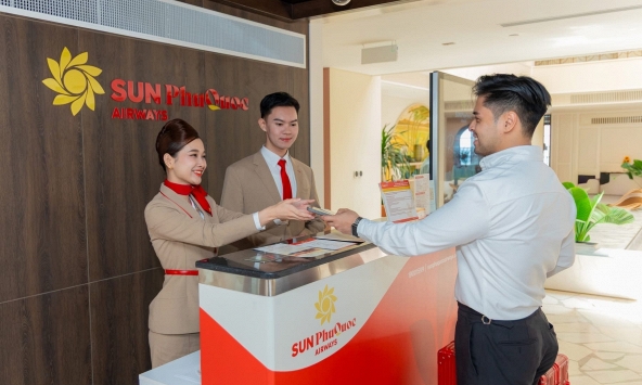 Khai trương đường bay quốc tế thứ hai, Sun PhuQuoc Airways đưa gần 230 khách từ Hàn Quốc đến Phú Quốc