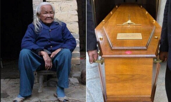 Cụ bà 95 tuổi nằm trong quan tài suốt 6 ngày, trước giờ chôn cất bỗng tỉnh dậy rồi đi nấu cháo