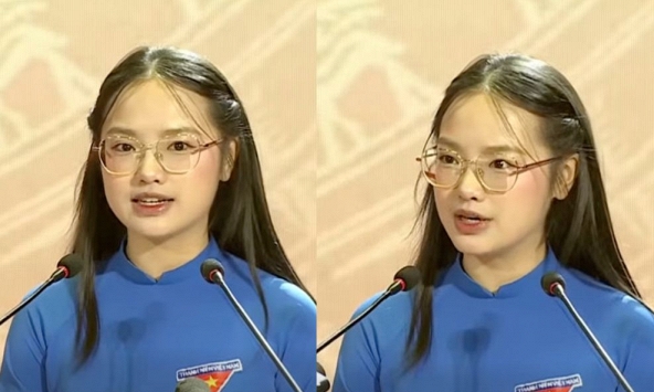 5 phút 'gây bão', nhận triệu lượt xem của nữ sinh Hà Tĩnh: Người đâu đã xinh còn tự tin, giỏi giang thế này!