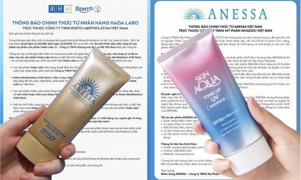 Vụ loạt kem chống nắng quen mặt bị Bộ Y Tế thu hồi: Anessa, Sunplay, Senka... thông báo khẩn