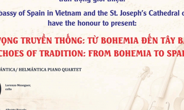 Chương trình hoà nhạc cổ điển 'Tiếng vọng truyền thống: từ Bohemia đến Tây Ban Nha” 