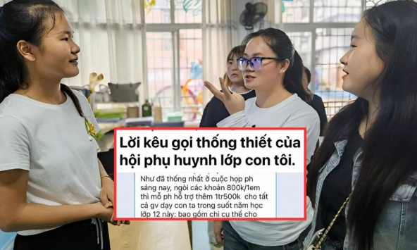 'Lời kêu gọi thống thiết' của 1 hội phụ huynh gây bức xúc nhất lúc này: Đừng tạo áp lực cho giáo viên nữa!
