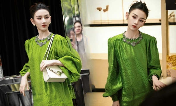 Nhìn Tống Tổ Nhi diện xanh lá mới thấy: Đây là màu 'vượng vận' nhất tháng 5, gọi tên 3 con giáp cứ mặc là tiền tài nở rộ