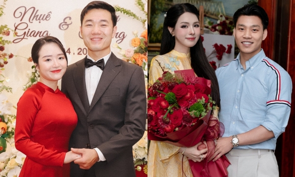 'Siêu đám cưới' kép tháng 6: Văn Thanh, Xuân Trường cùng cưới chị đẹp hơn tuổi, dàn sao U23 Thường Châu đổ bộ!