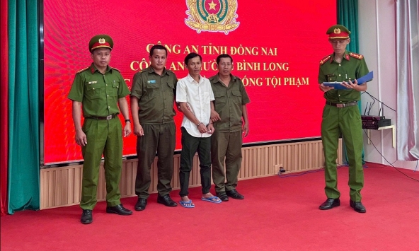 Thi hành lệnh bắt tạm giam Võ Minh Hùng SN 1985