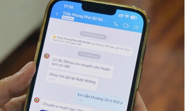 'Anh mượn tạm 30 triệu', tin nhắn khiến một Phó Giám đốc Sở phải thông báo khẩn
