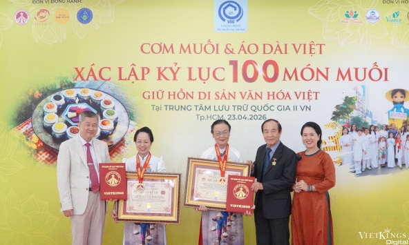 Tái hiện ký ức ẩm thực nhiều thế hệ qua chương trình ' Cơm muối và áo dài Việt'