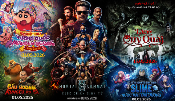 Tháng 5 bùng nổ phòng vé: Loạt phim đa thể loại khuấy động mùa hè 2026
