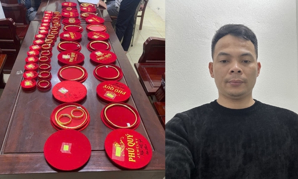 Khởi tố thanh niên SN 1994 liên tiếp 6 lần tới tiệm vàng cầm cố 112 chỉ vàng, nhận số tiền 1,6 tỷ đồng