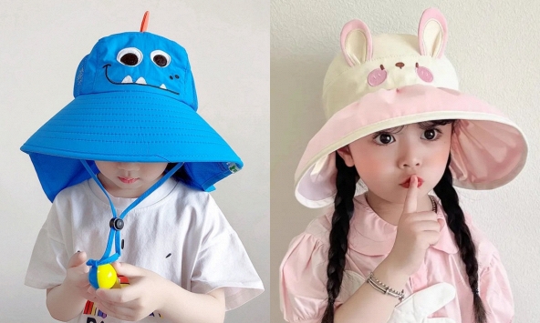 Nghỉ lễ cho con đi biển, mẹ đừng chọn mũ lưỡi trai nữa, chẳng có mấy tác dụng đâu! 