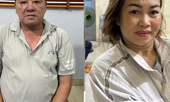 Bắt giữ Nguyễn Thị Hiền SN 1977 và 5 người đàn ông