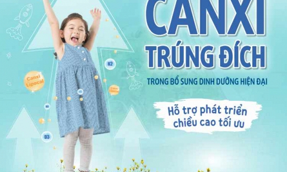 Canxi Lipocal: “Canxi Trúng Đích” trong bổ sung dinh dưỡng hiện đại