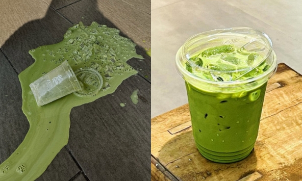 Gần 10 triệu người xem ly matcha đổ