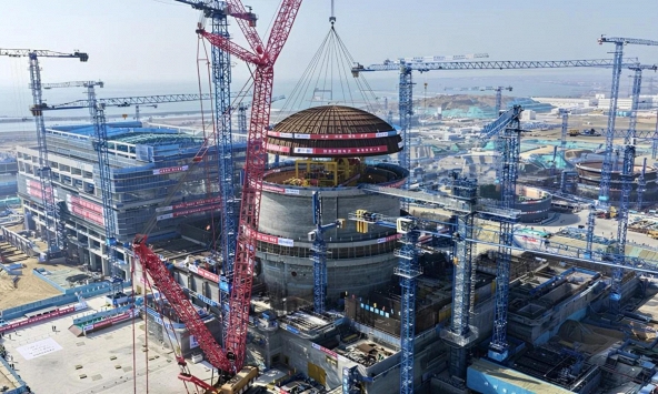 Không phải Nga, một quốc gia vừa đặt cấu trúc 227,9 tấn lên nhà máy điện hạt nhân hiện đại bậc nhất