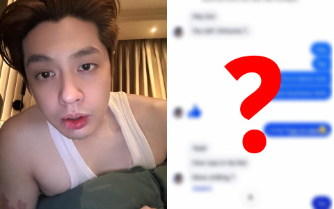 Noo Phước Thịnh lộ tin nhắn riêng tư với chàng trai người Trung Quốc 