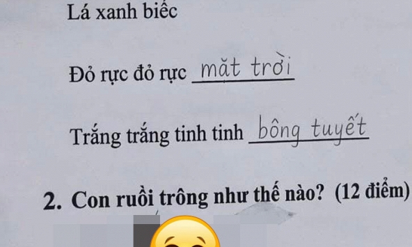 Bài văn tả con ruồi của một học sinh khiến dân tình cười vỡ bụng: Rất MẤT VỆ SINH nhưng đúng với thực tế!