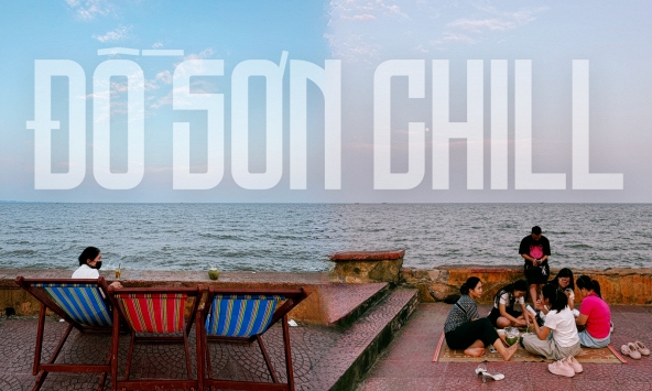 Người Hà Nội còn ở Hải Phòng không? Bật mí chỗ ngắm biển cực chill không đông đúc, dừa 40k một quả, ghế ngồi không tính tiền!