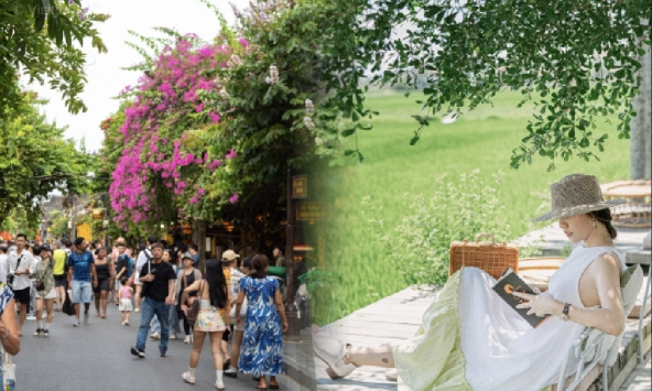 Mặc phố cổ Hội An tấp nập, nữ du khách “trốn đông” ở nơi cách 3km, chỉ mất vài phút di chuyển