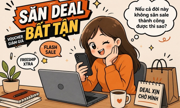 Bí kíp săn sale 5.5: Tất tần tật cách săn voucher 10 triệu đồng khi chốt đơn Shopee, xem nhanh còn kịp!