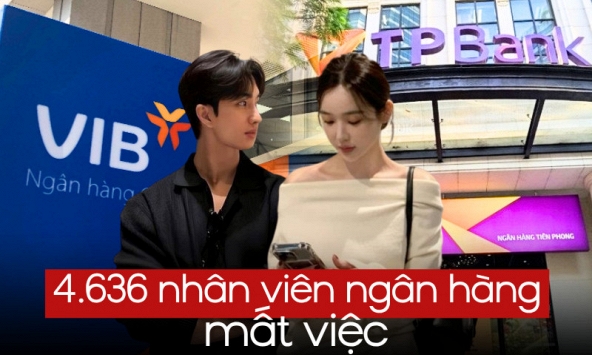 Sacombank, TPBank và VIB cắt giảm hơn 4.600 nhân sự trong vòng 1,5 năm