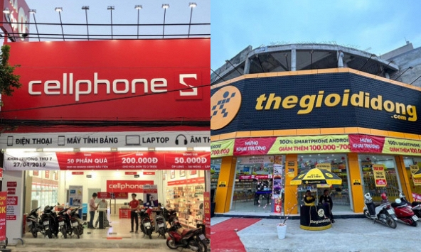 CellphoneS và Hoàng Hà Mobile bám đuổi trên bảng xếp hạng Better List, Thế Giới Di Động out top 5