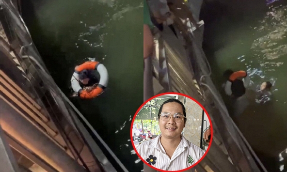 Chân dung người đàn ông đưa con cho vợ rồi lao xuống sông cứu người nhảy cầu ở Đà Nẵng