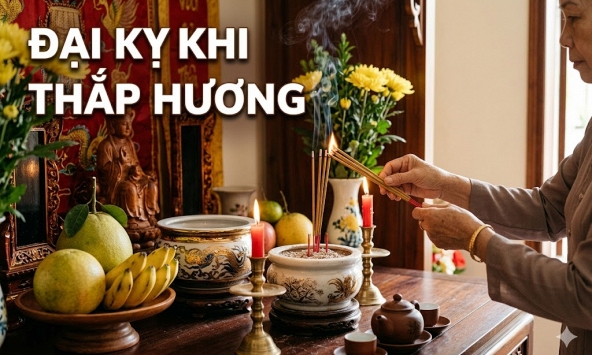 5 đại kỵ khi thắp hương