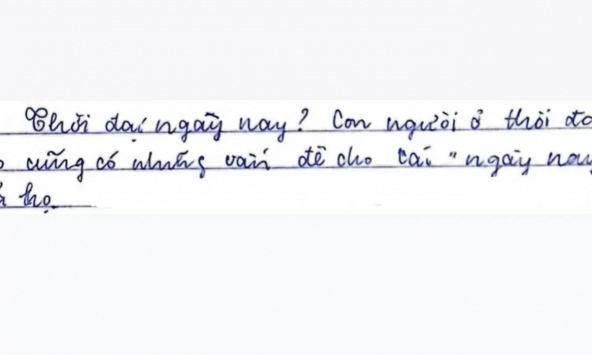Câu văn của một học sinh khiến giáo viên ngỡ ngàng, nhiều người phải thốt lên: Đọc xong mà thấy muôn kiếp nhân sinh!
