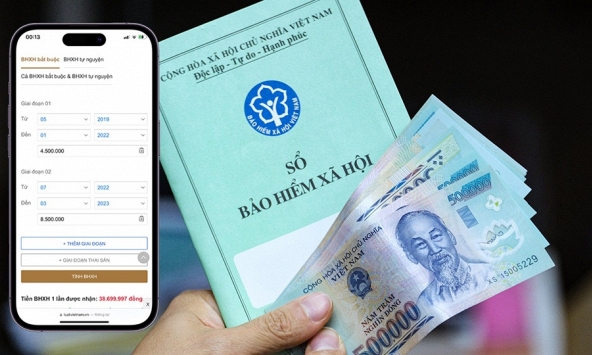 Đóng BHXH 32 năm với lương bình quân 7 triệu đồng/tháng, lao động nhận lương hưu bao nhiêu?