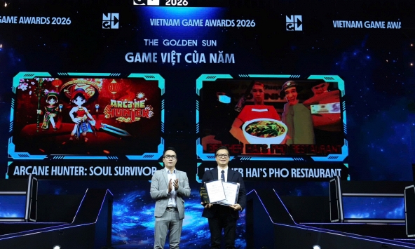 'Tiệm phở anh Hai' nhận cú đúp giải thưởng tại Vietnam Game Awards 2026