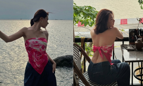 Baifern Việt Nam khoe bóng lưng cực nuột, body sexy trái dấu với nhan sắc 'thần tiên tỷ tỷ'