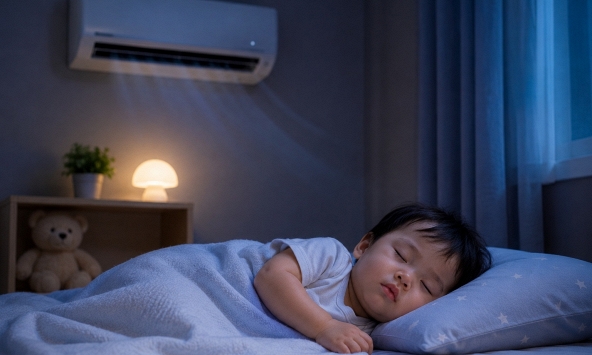 Lời khuyên dành cho các gia đình có trẻ nhỏ nằm điều hòa cả đêm
