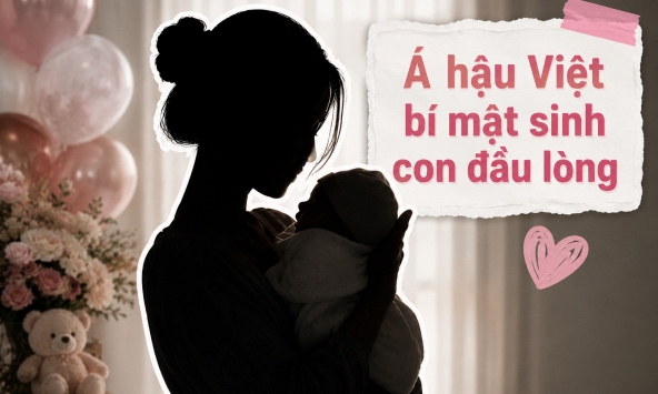 Á hậu Việt đã bí mật sinh con đầu lòng cho đại gia, ở ẩn bấy lâu không ai hay 