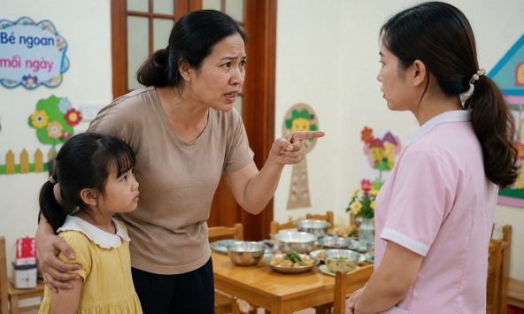 “Mẹ ơi, cô giáo cho con ăn hormone rồi!” - Câu nói của con khiến phụ huynh tá hoả chất vấn cô giáo, biết sự thật liền xấu hổ!