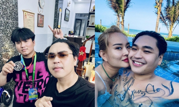 Nam ca sĩ Việt nhắn nhủ con trai riêng của vợ hơn 8 tuổi: “Ba luôn tự hào về con”
