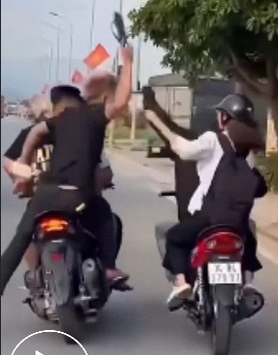 Nóng: CSGT 'điểm mặt' 3 thanh niên dùng dép đánh người đi đường vi phạm tới 7 lỗi