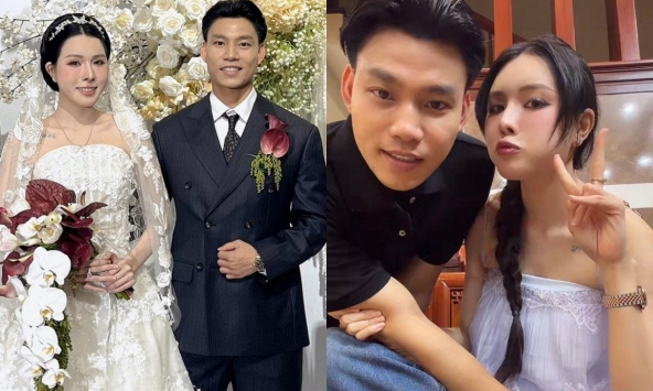 Trần Bích Hạnh - vợ Văn Thanh lên “hot search” trong ngày cưới vì kiểu tóc lạ, trả lời chuyện có tin vui 