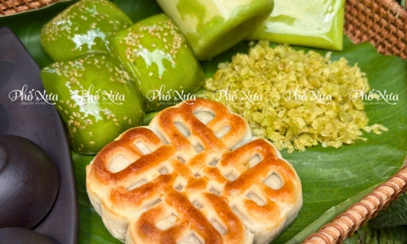 Bánh cốm Hà Nội – thức quà xanh thanh tao của đất Kinh kỳ