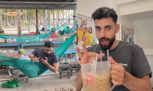 Khách Dubai thích cà phê hạng nặng, thì ra bạn trai của tiktoker Việt nổi tiếng