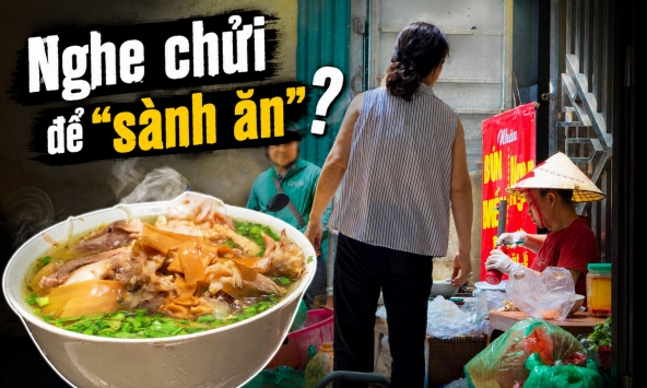 Khi người ta gạt đi cả sự tự trọng để chứng tỏ mình... 'sành ăn'