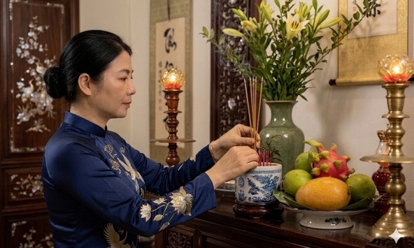 Thắp hương xong nên hạ 4 thứ này