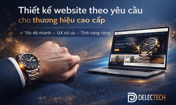 Thiết kế website theo yêu cầu tại Delectech: Khi giao diện đẹp phải đi cùng hiệu quả kinh doanh