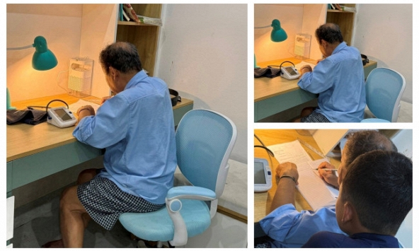 Danh tính ông ngoại U80 cặm cụi giúp cháu giải đề toán: Profile 'ấn tượng'